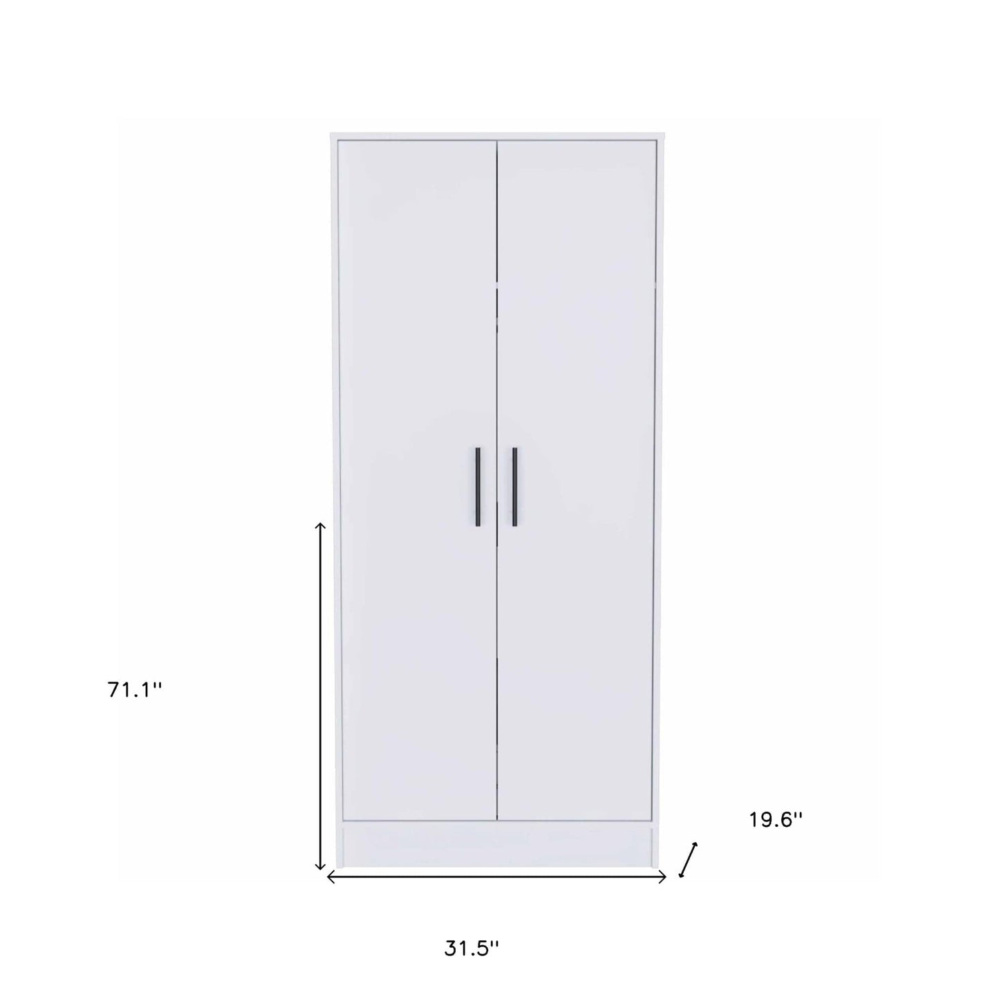 32" White Single Drawer Dresser - Homeroots - Flyclothing LLC