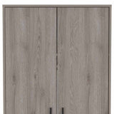 71" Light Gray Single Drawer Combo Dresser - Homeroots - Flyclothing LLC