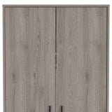 71" Light Gray Single Drawer Combo Dresser - Homeroots