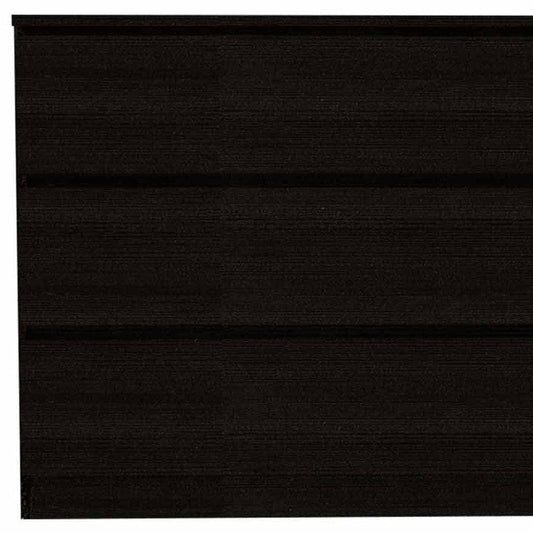 60" Black Six Drawer Double Dresser - Homeroots