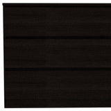 60" Black Six Drawer Double Dresser - Homeroots