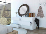 60" White Six Drawer Double Dresser - Homeroots - Flyclothing LLC