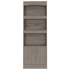 71" Three Tier Bookcase with Two doors - Homeroots