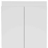 63” Classic White Pantry Cabinet with Two Full Size Doors - Homeroots - Flyclothing LLC