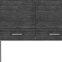 79" Gray Pantry Cabinet with Three Storage Shelves - Homeroots