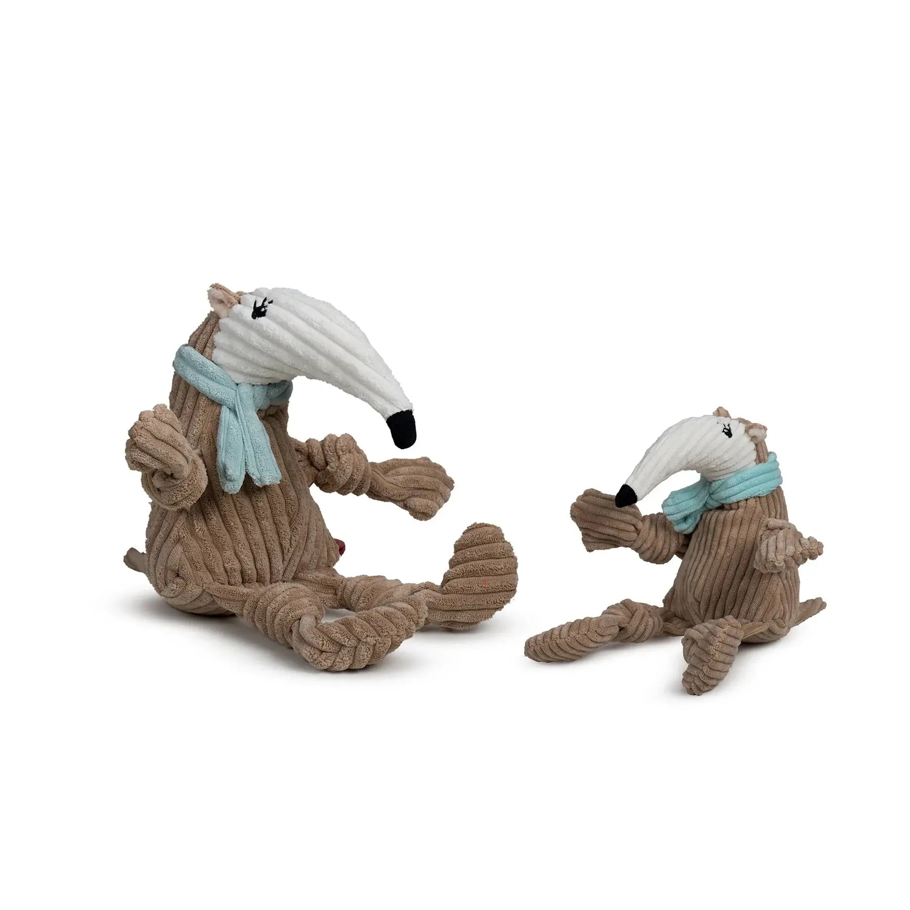 Nibblet Anteater Knottie® Plush Dog Toy, Large - HuggleHounds - Flyclothing LLC