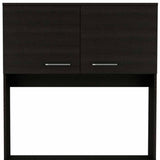71" Modern Black Pantry Cabinet with Three Storage Shelves - Homeroots - Flyclothing LLC