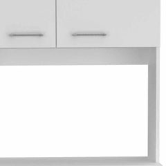 71" Modern White Pantry Cabinet with Five Shelves - Homeroots