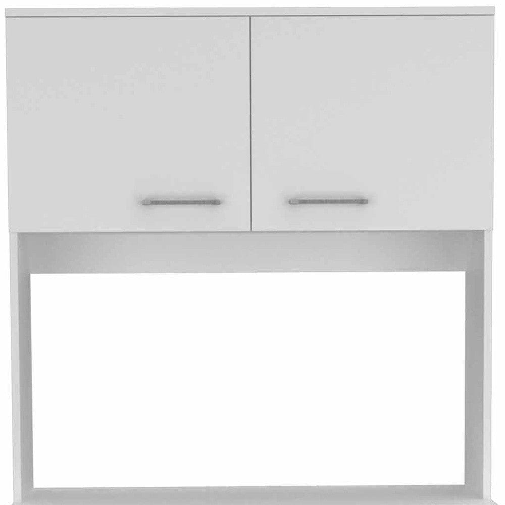 71" Modern White Pantry Cabinet with Five Shelves - Homeroots