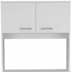 71" Modern White Pantry Cabinet with Five Shelves - Homeroots