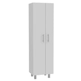 71" White Versatile Tall Pantry Cabinet with Five Shelves - Homeroots