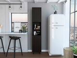 79" Modern Black Pantry Cabinet with Five Shelves - Homeroots - Flyclothing LLC