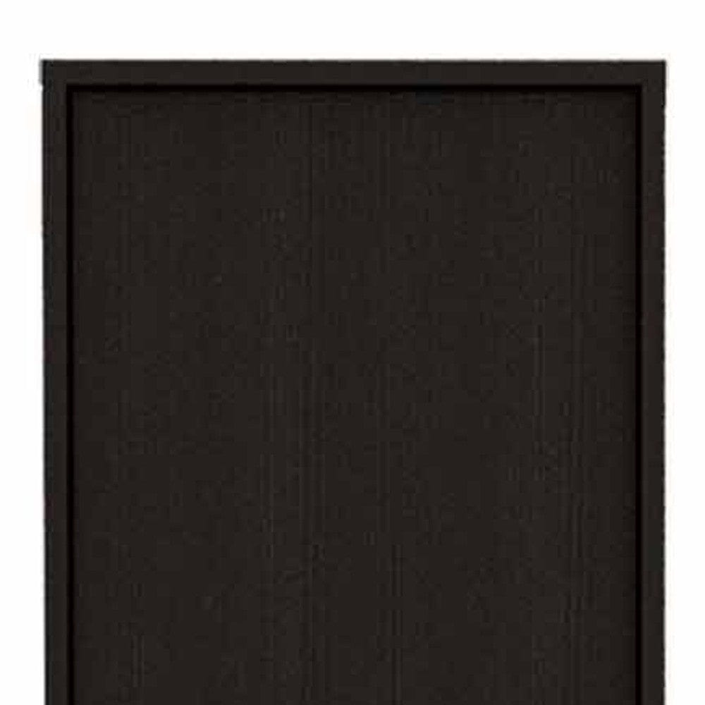 79" Modern Black Pantry Cabinet with Five Shelves - Homeroots