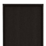 79" Modern Black Pantry Cabinet with Five Shelves - Homeroots - Flyclothing LLC