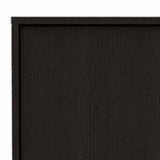 79" Modern Black Pantry Cabinet with Five Shelves - Homeroots