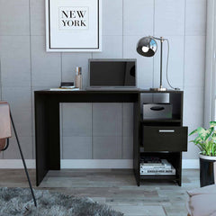 43" Black Computer Desk - Homeroots