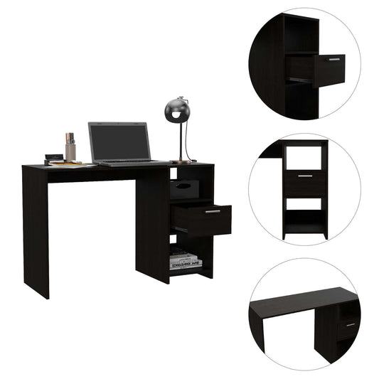 43" Black Computer Desk - Homeroots