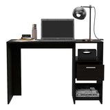43" Black Computer Desk - Homeroots