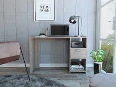 43" Light Gray Computer Desk - Homeroots