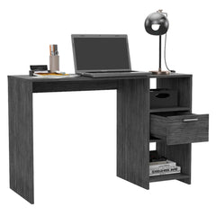 43" Gray Computer Desk - Homeroots