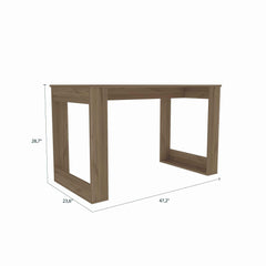 47" Espresso Computer Desk - Homeroots