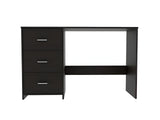48" Black Computer Desk With Three Drawers - Homeroots - Flyclothing LLC