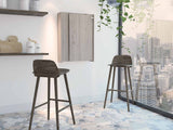 24" Light Gray Floating Desk - Homeroots - Flyclothing LLC
