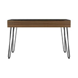 47" Brown and Black Computer Desk - Homeroots - Flyclothing LLC