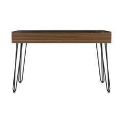 47" Brown and Black Computer Desk - Homeroots