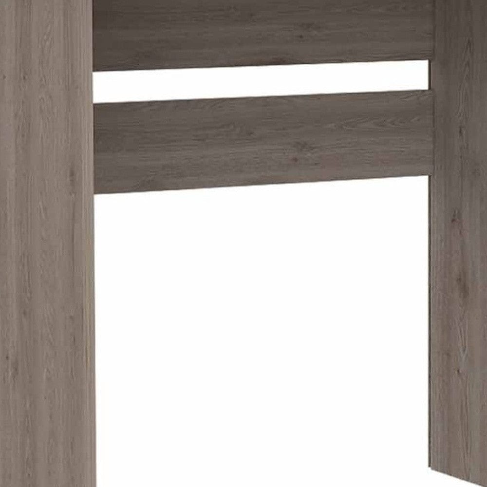 47" Light Gray Computer Desk With Three Drawers - Homeroots - Flyclothing LLC