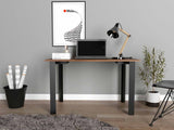 47" Brown and Black Computer Desk - Homeroots - Flyclothing LLC