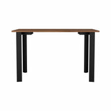 47" Brown and Black Computer Desk - Homeroots - Flyclothing LLC