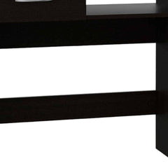 32" Black Computer Desk Desk and Bookshelf Set - Homeroots