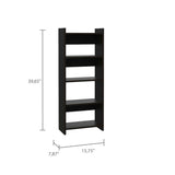 32" Black Computer Desk Desk and Bookshelf Set - Homeroots - Flyclothing LLC
