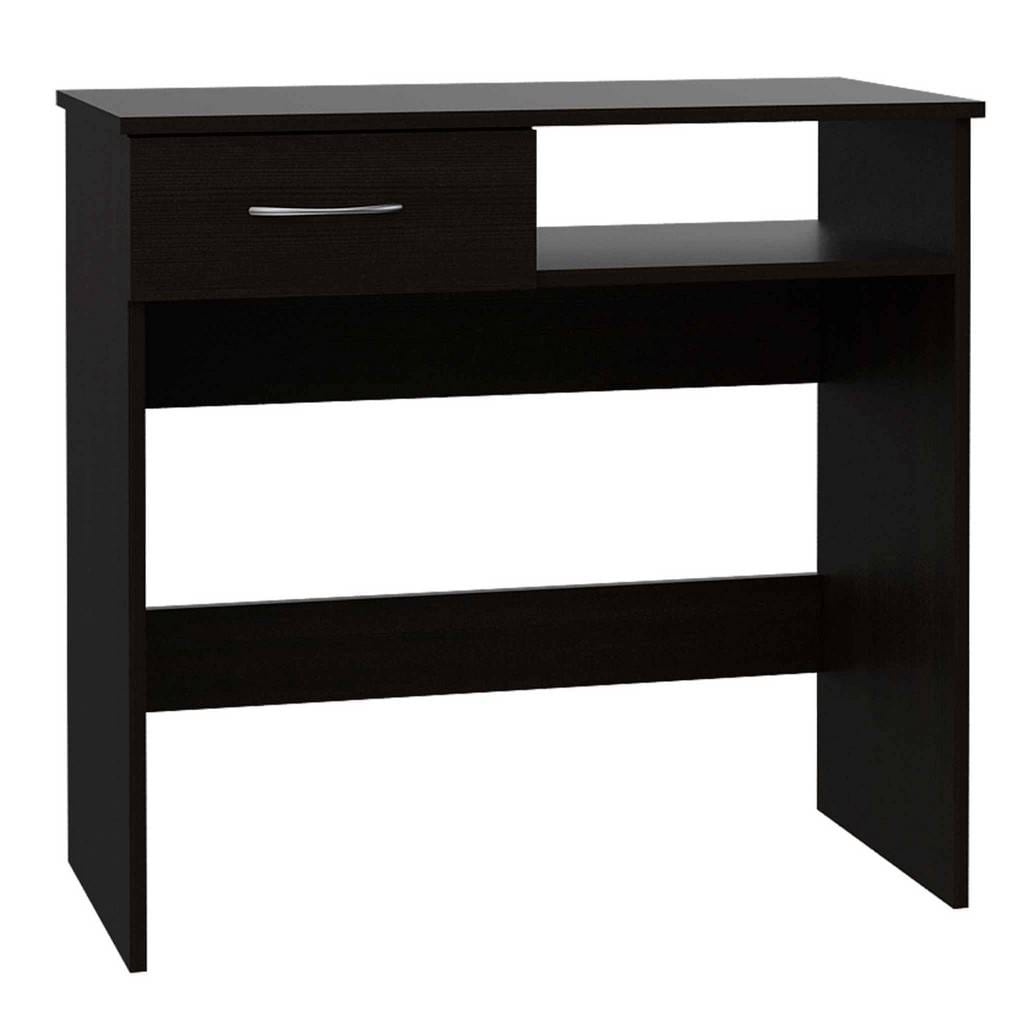 32" Black Computer Desk Desk and Bookshelf Set - Homeroots