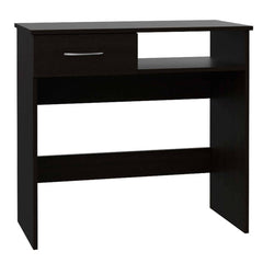 32" Black Computer Desk Desk and Bookshelf Set - Homeroots