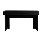 47" Black Computer Desk with Two Drawers - Homeroots - Flyclothing LLC