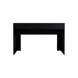 47" Black Computer Desk with Two Drawers - Homeroots