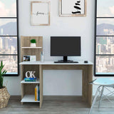 47" White and Brown Computer Desk - Homeroots - Flyclothing LLC