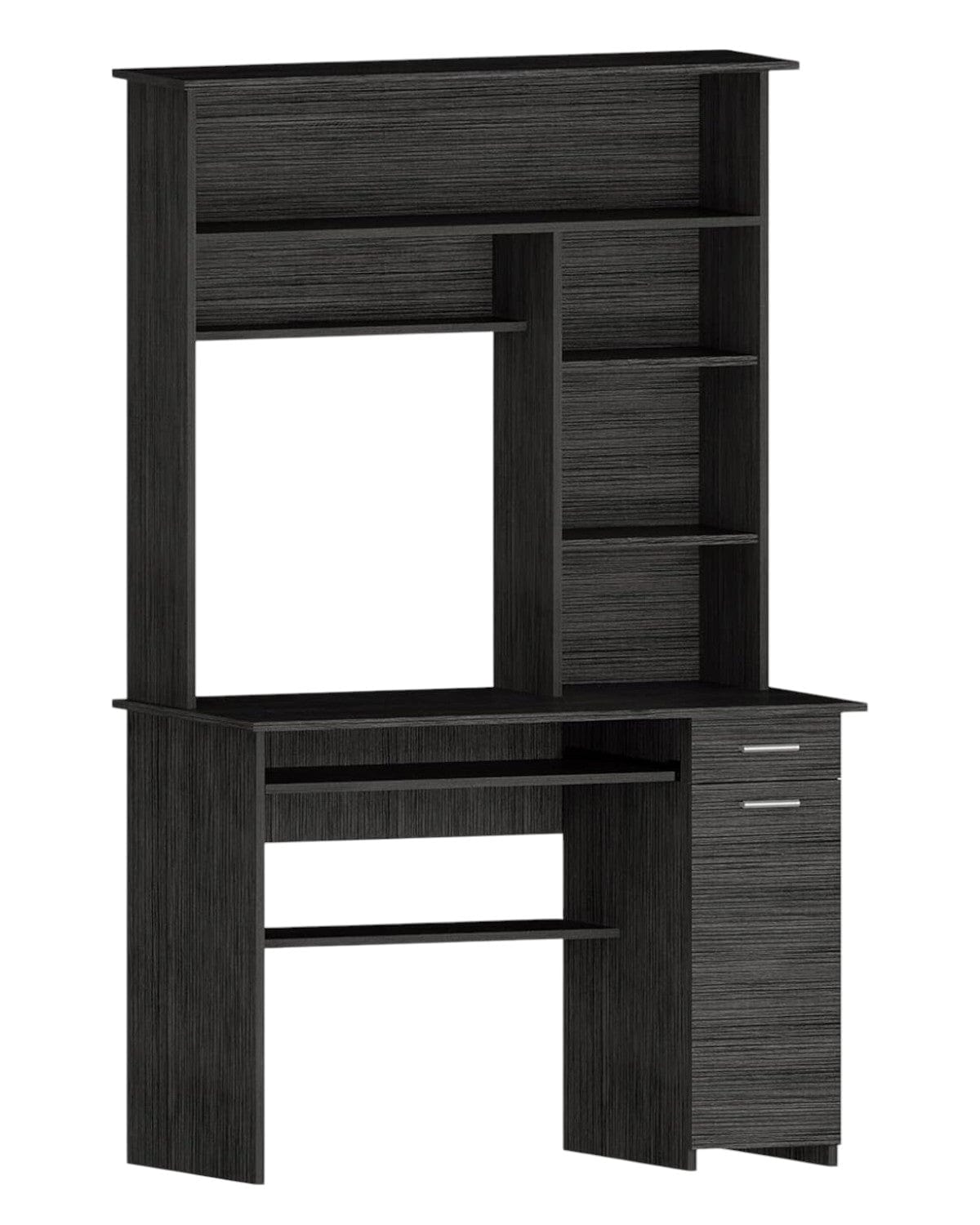 43" Gray Computer Desk - Homeroots - Flyclothing LLC