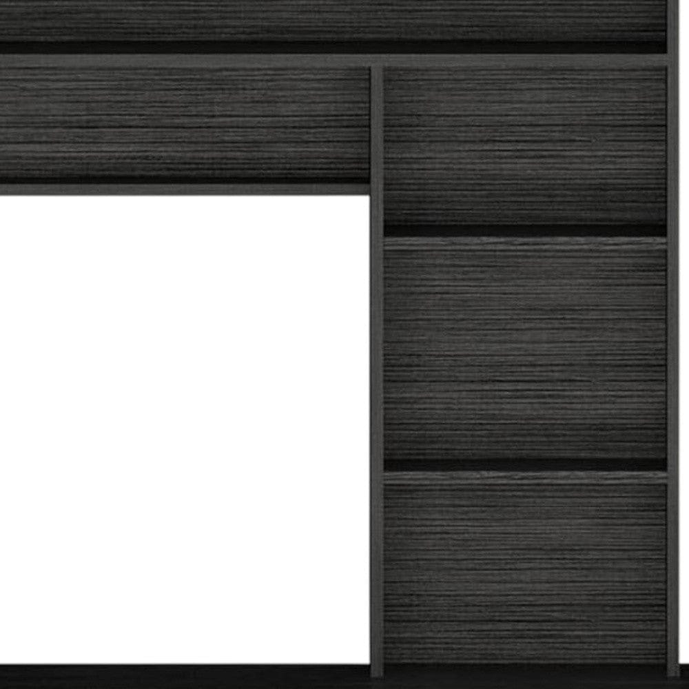 43" Gray Computer Desk - Homeroots - Flyclothing LLC