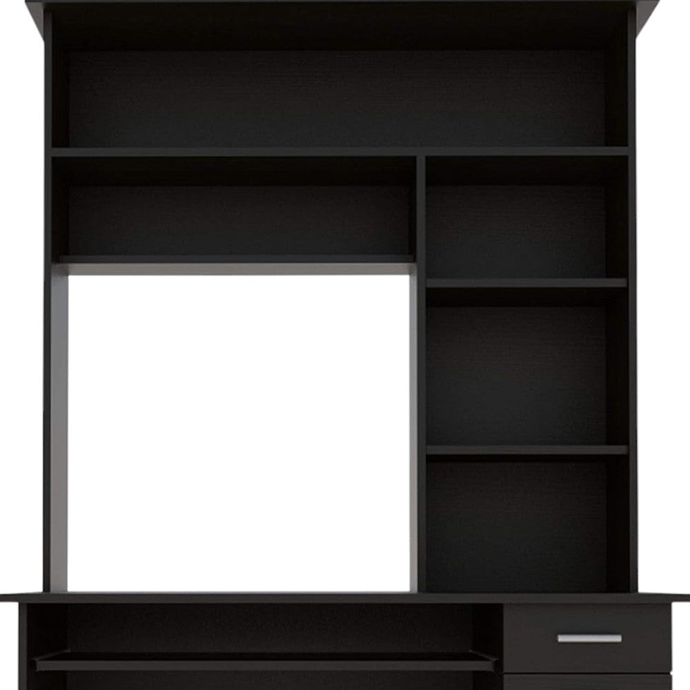 43" Black Computer Desk - Homeroots - Flyclothing LLC