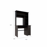 43" Black Computer Desk - Homeroots - Flyclothing LLC