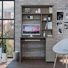 43" Light Gray Computer Desk - Homeroots