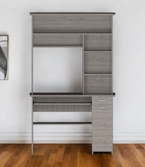 43" Light Gray Computer Desk - Homeroots