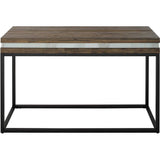 47" Brown and Black Frame Console Table - Homeroots