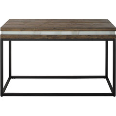 47" Brown and Black Frame Console Table - Homeroots