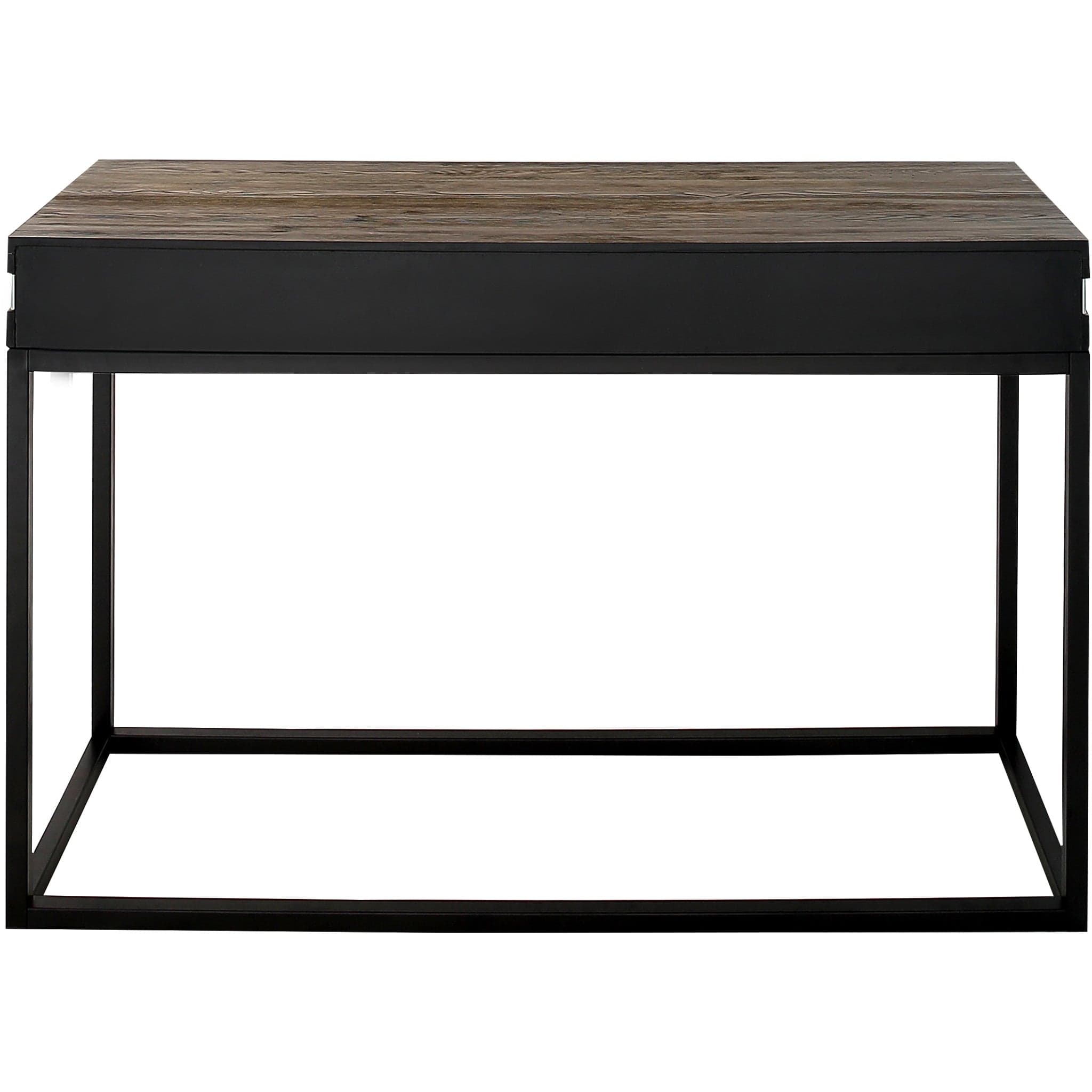47" Brown and Black Frame Console Table - Homeroots