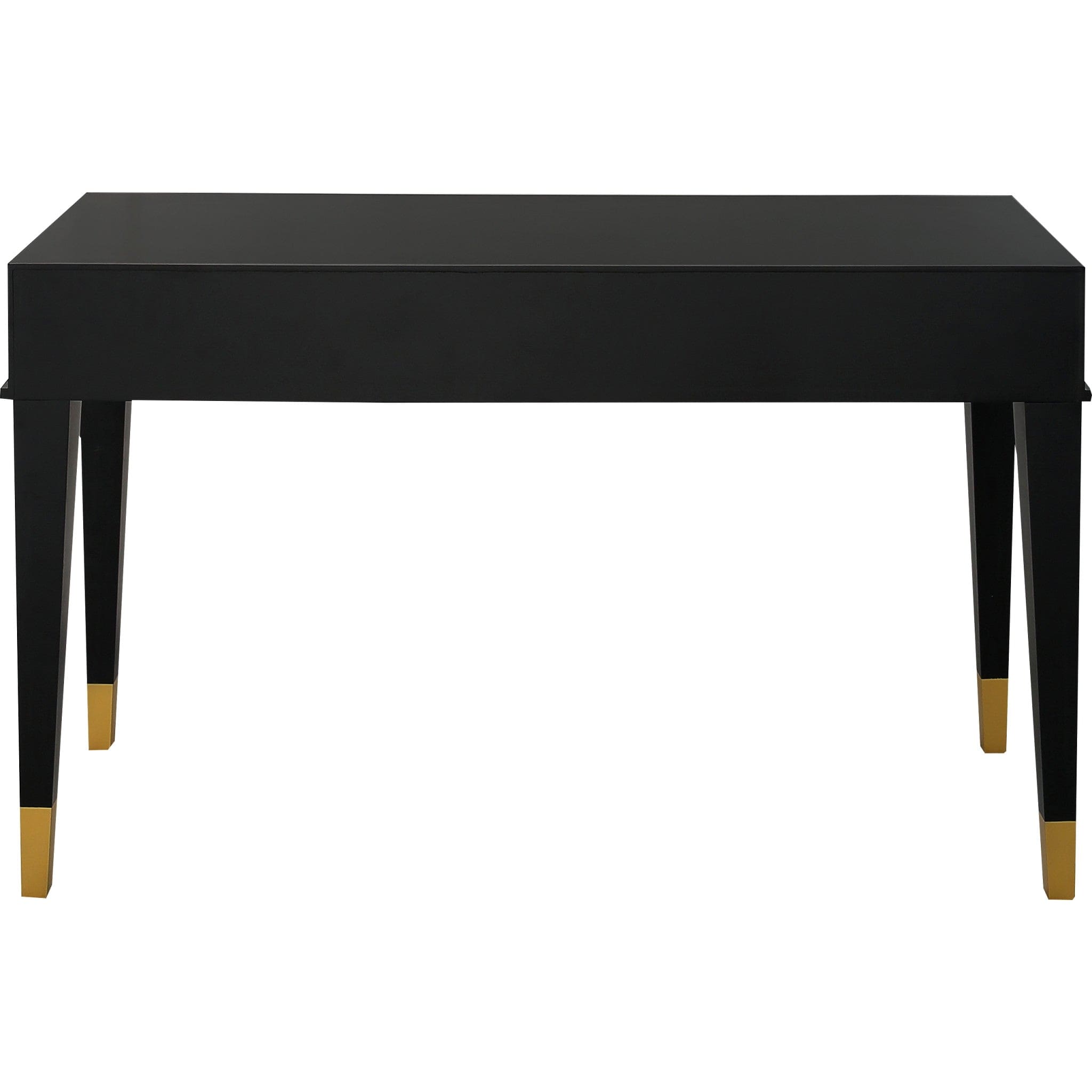47" Black Console Table And Drawers - Homeroots