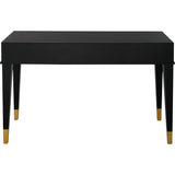 47" Black Console Table And Drawers - Homeroots